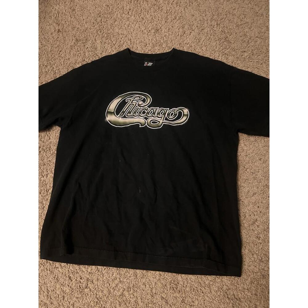 Vintage 2001 Giant Tag Chicago Yacht Rock Band Tour Tee Black Men’s Size XL